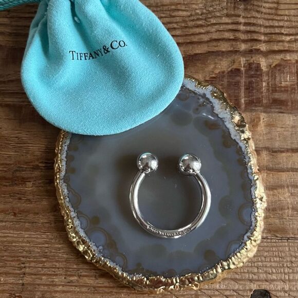 Tiffany & Co. Accessories - Authentic Tiffany & Co.® Key Ring in Sterling Silver - Beautiful!